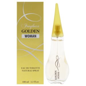 Fragluxe Golden Eau de Toilette for Women – 3.3 oz