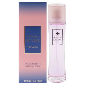 Fragluxe My Love Eau de Toilette for Women – 3.3 oz