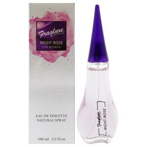 Fragluxe Night Rose Eau de Toilette for Women – 3.3 oz