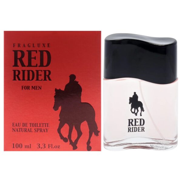 Fragluxe Red Rider Eau de Toilette for Men – 3.3 oz