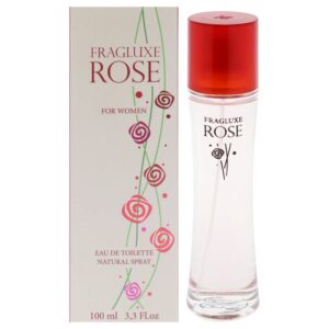 Fragluxe Rose Eau de Toilette for Women – 3.3 oz