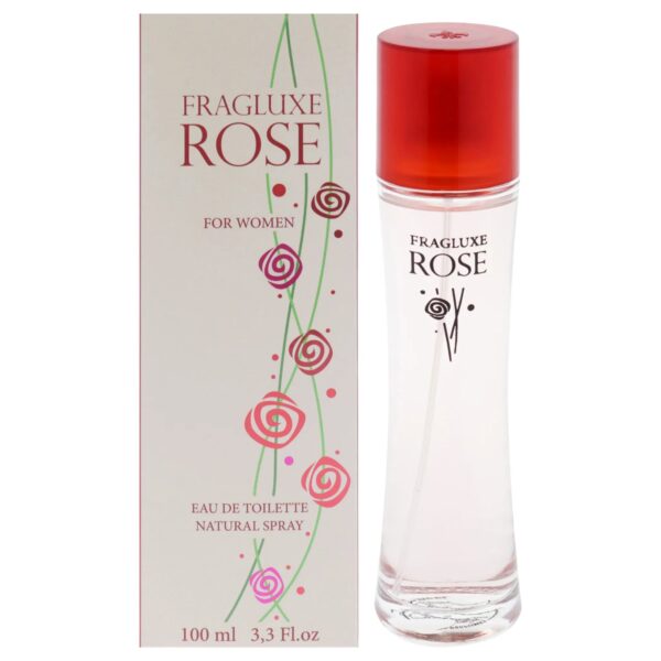 Fragluxe Rose Eau de Toilette for Women – 3.3 oz