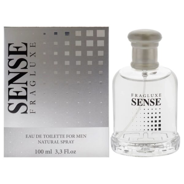 Fragluxe Sense Eau de Toilette for Men – 3.3 oz