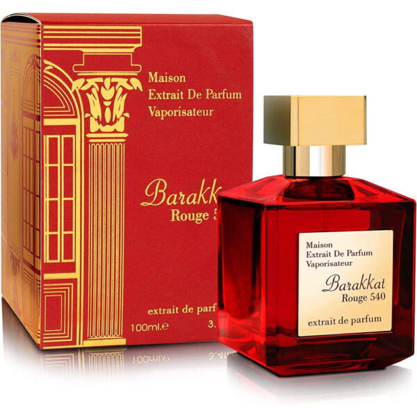 Fragrance World Barakkat Rouge 540 Extrait de Parfum for Unisex – 3.4 oz