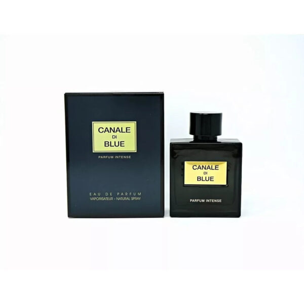 Fragrance World World Canale Di Blue Intense Eau de Parfum for Men – 3.4 oz