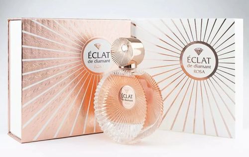 Fragrance World World Eclat De Diamant Rossa Eau de Parfum for Women – 3.0 oz
