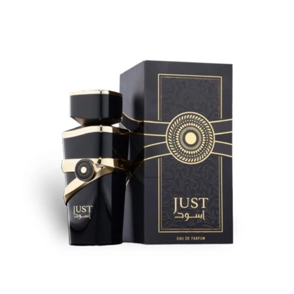 Fragrance World Just Aswad Eau de Parfum for Men – 3.4 oz