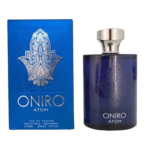 Fragrance World World Oniro Atom Eau de Parfum for Men – 3.4 oz