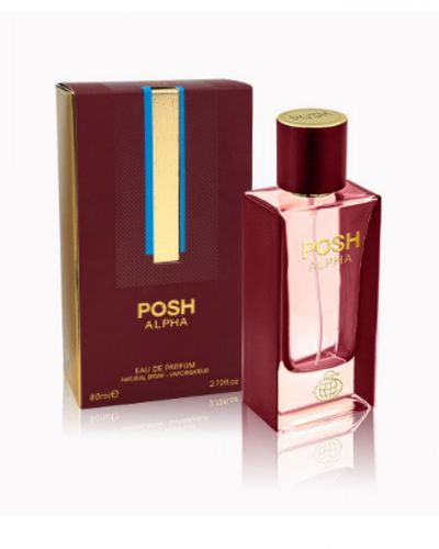 Fragrance World Posh Alpha Eau de Parfum for Unisex – 2.7 oz