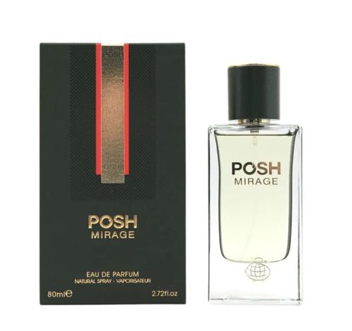 Fragrance World World Posh Mirage Eau de Parfum for Unisex – 2.7 oz