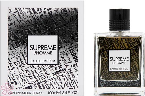 Fragrance World Supreme LHomme Eau de Parfum for Men – 3.4 oz