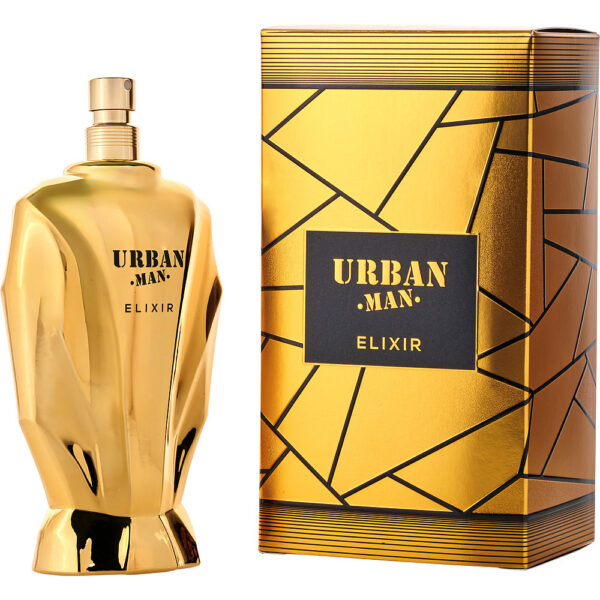 Fragrance World Urban Man Elixir by World Eau de Parfum for Men – 3 oz