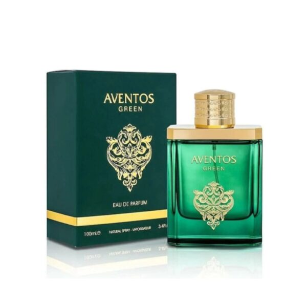 Fragrance World World Aventos Green Eau de Parfum for Men – 3.4 oz