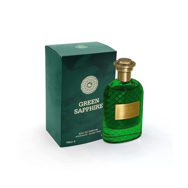 Fragrance World World Green Sapphire Eau de Parfum for Men – 3.4 oz
