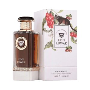 Fragrance World World Kopi Luwak Coffee Collection Eau de Parfum for Unisex – 3.4 oz