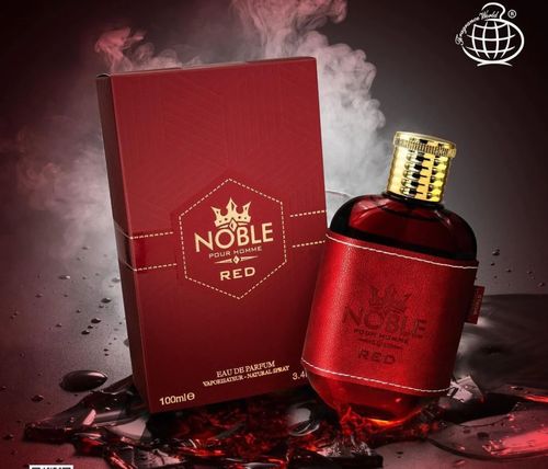 Fragrance World World Noble Red Eau de Parfum for Men – 3.4 oz