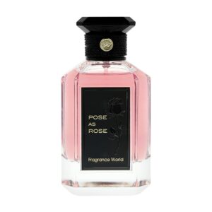 Fragrance World World Pose As Rose Eau de Parfum for Women – 3.4 oz