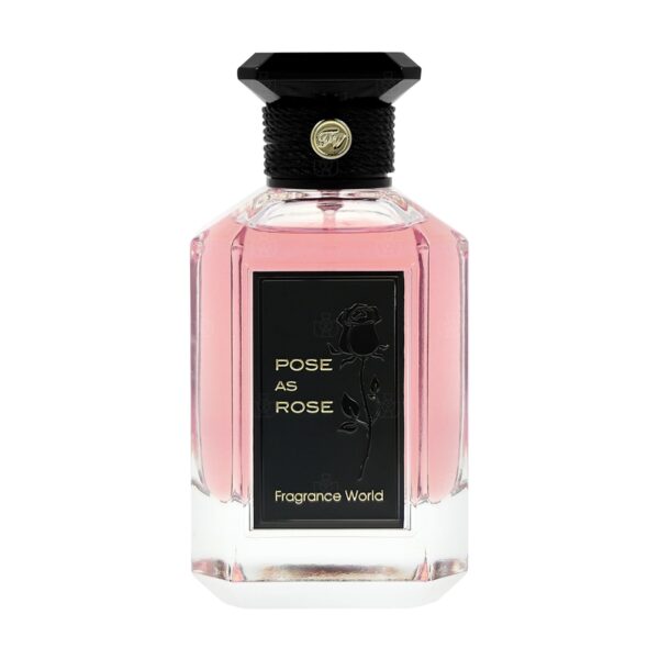 Fragrance World World Pose As Rose Eau de Parfum for Women – 3.4 oz