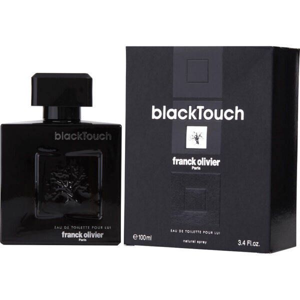 Franck Olivier Black Touch Eau de Toilette for Men – 3.4 oz
