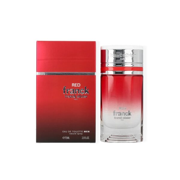 Franck Olivier Red Franck Eau de Toilette for Men – 2.5 oz