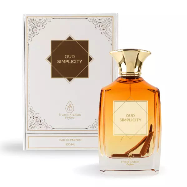 French Arabian Perfumes Oud Simplicity Eau de Parfum for Unisex – 3.4 oz