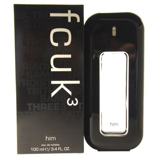 French Connection UK Fcuk 3 Him Eau de Toilette for Men