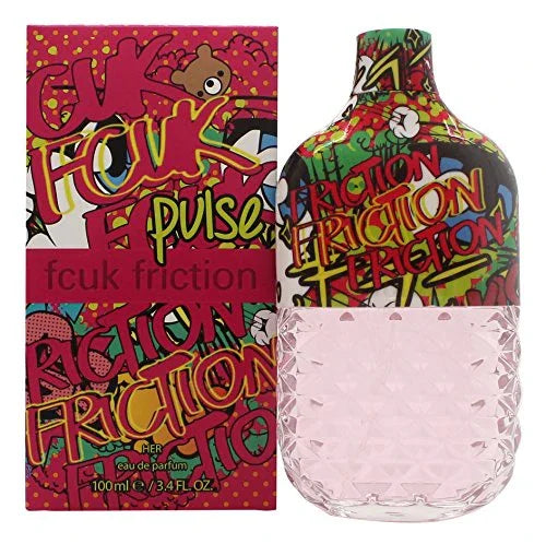 French Connection UK Fcuk Friction Pulse Her Eau de Parfum for Women – 3.4 oz