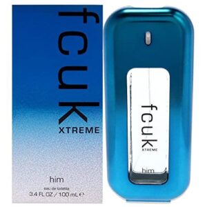 French Connection UK Fcuk Xtreme Him Eau de Toilette for Men – 3.4 oz