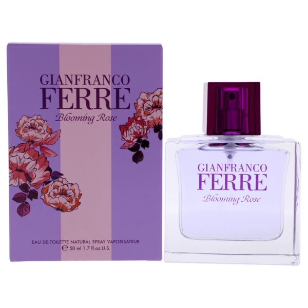 Gianfranco Ferre Blooming Rose Eau de Toilette for Women – 1.7 oz