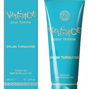 Gianni Versace Dylan Turquoise Bath & Shower Gel for Women – 6.7 oz