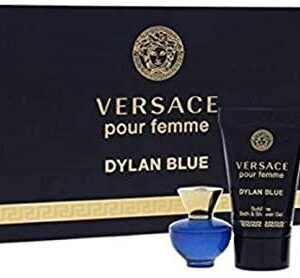 Gianni Versace Versace Dylan Blue 3 piece v2 Eau de Parfum for Women – 3 piece gift set - v2
