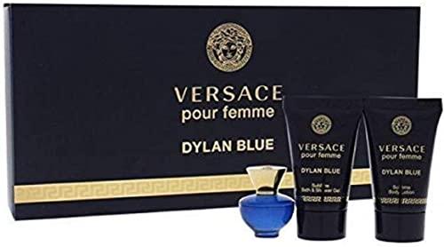Gianni Versace Versace Dylan Blue 3 piece v2 Eau de Parfum for Women – 3 piece gift set - v2