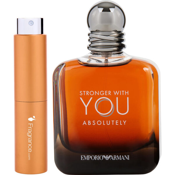 Giorgio Armani Emporio Armani Stronger With You Absolutely TRAVEL Parfum for Men – 0.27 oz