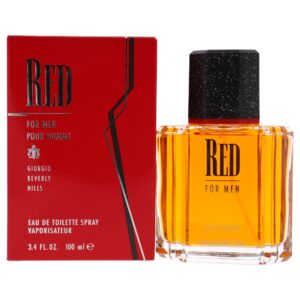 Giorgio Beverly Hills Red Eau de Toilette for Men – 3.4 oz