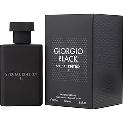 Giorgio Black Eau de Parfum Spray for Men - 3.4 oz