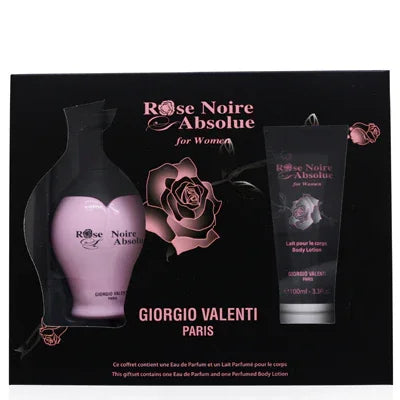 Giorgio Valenti Rose Noire Absolue 2 piece Eau de Parfum for Women – 2 piece gift set