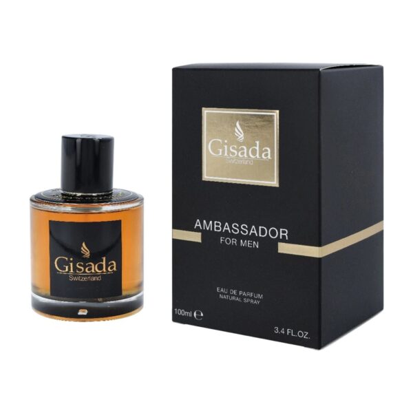 Gisada Ambassador Men Eau de Parfum for Men – 3.4 oz
