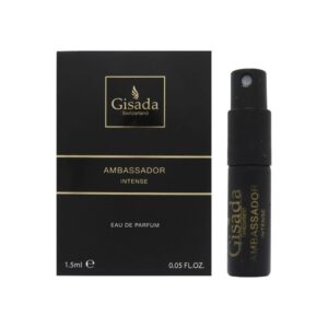 Gisada Ambassador Intense Eau de Parfum for Men – 0.05 oz