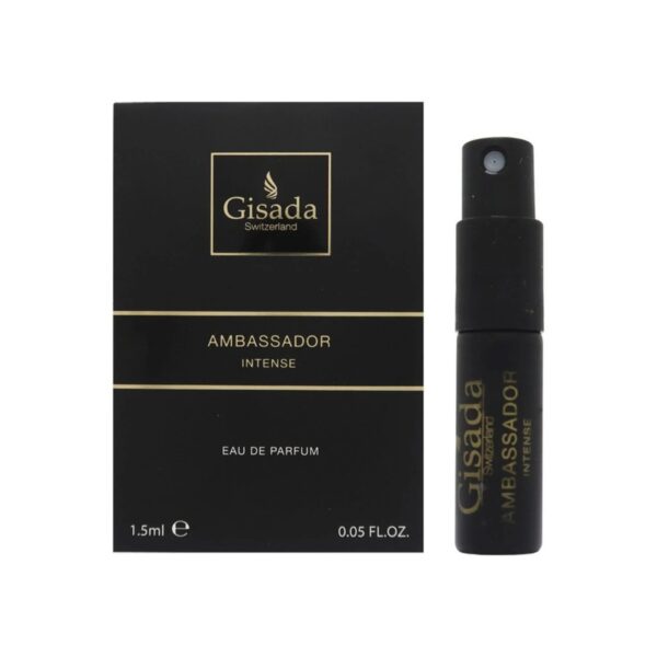 Gisada Ambassador Intense Eau de Parfum for Men – 0.05 oz