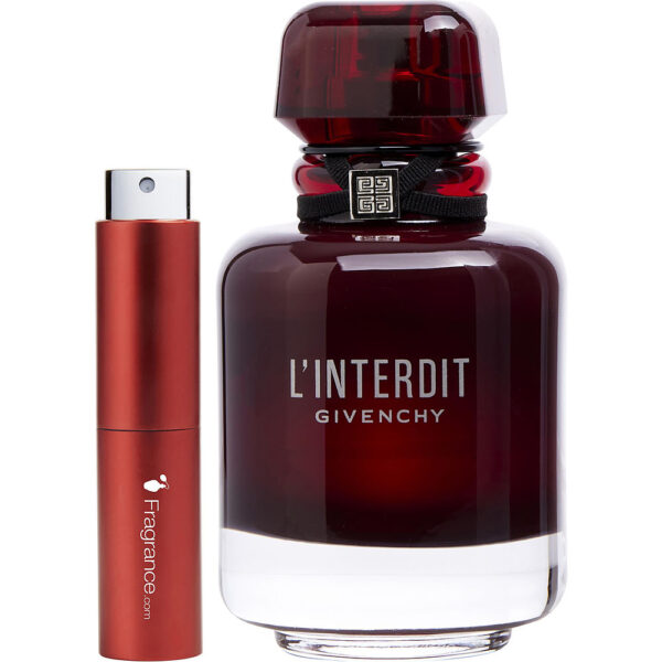 Givenchy L'interdit Rouge TRAVEL Eau de Parfum for Women – 0.27 oz