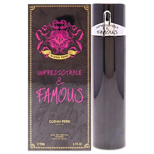 Glenn Perri Unpredictable and Famous Eau de Parfum for Women – 3.2 oz