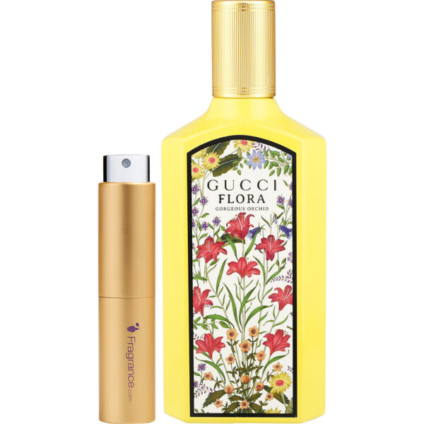 Gucci Flora Gorgeous Orchid TRAVEL Eau de Parfum for Women – 0.27 oz