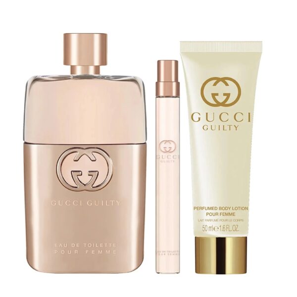Gucci Guilty 3 piece Eau de Parfum for Women – 3 piece gift set
