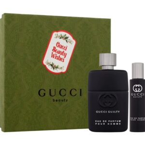 Gucci Guilty Pour Homme EAU DE PARFUM SPRAY 1.6 OZ & 0.5 OZ Travel Set