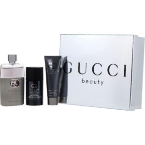 Gucci Guilty Pour Homme EDT Gift Set for Men - 3-Piece Bundle