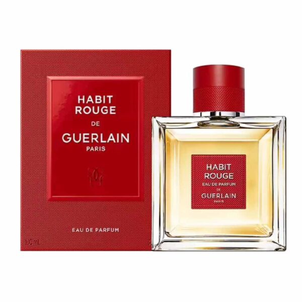 Guerlain Habit Rouge Eau de Parfum for Men – 3.3 oz