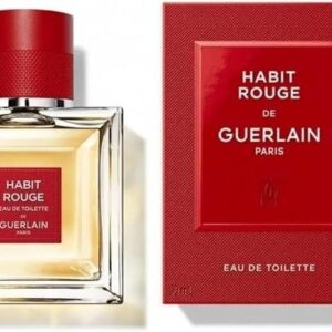 Guerlain Habit Rouge Eau de Toilette for Men – 1.6 oz