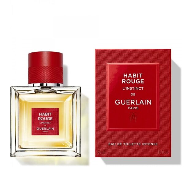 Guerlain Habit Rouge L'instinct Eau de Toilette for Men – 1.7 oz