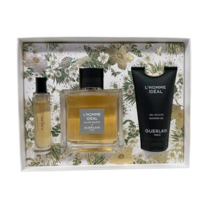 Guerlain L'homme Ideal EDT Spray 3.3 oz & Shower Gel 2.5 oz Set