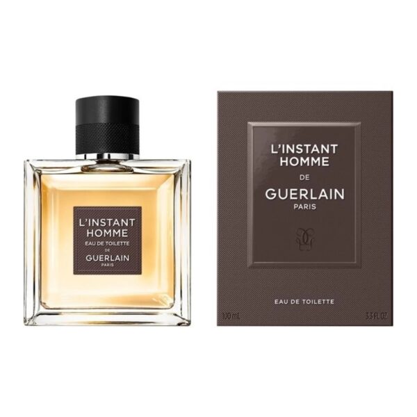 Guerlain L'instant Homme Eau de Toilette for Men – 3.3 oz
